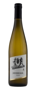 Flasche Sauvignon Blanc trocken vom Alten Weingut Steigelmann aus der Pfalz